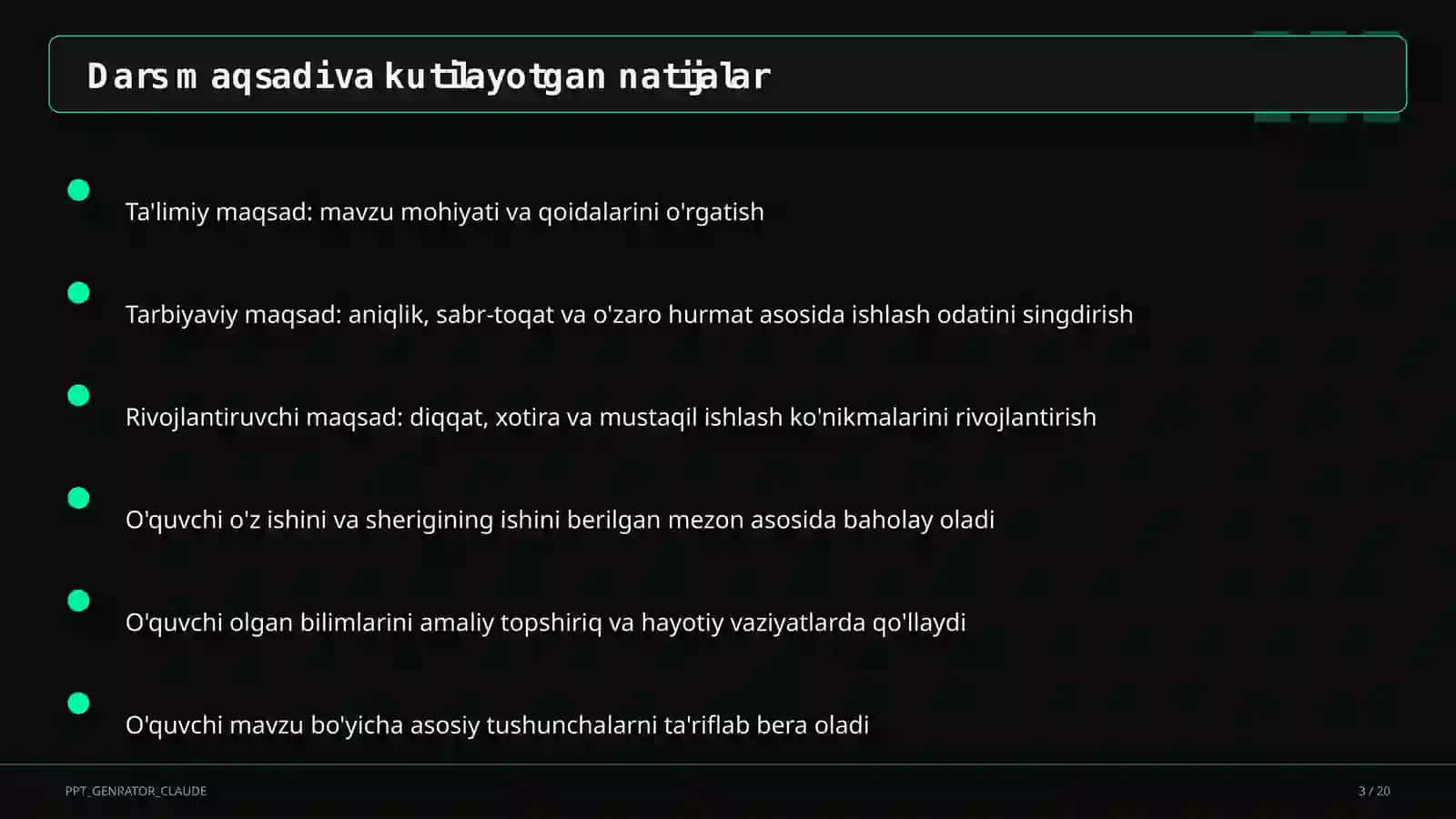 Bola huquqlari to'g'risidagi konvensiya (9-sinf) 3