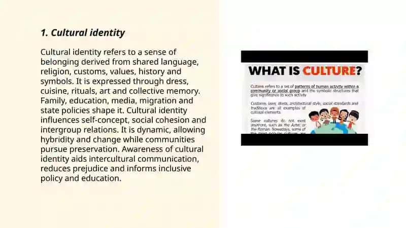 Cultural Identity 3