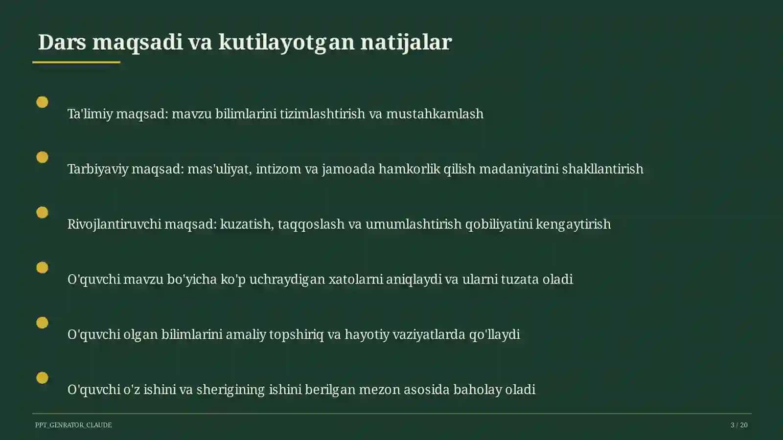 Tinish belgilari: nuqta, so'roq va undov (2-sinf) 3