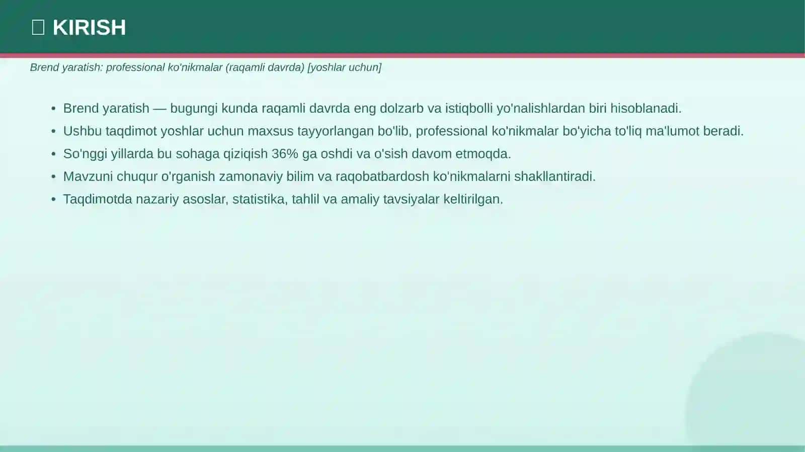 Professional Taqdimot 2026 3