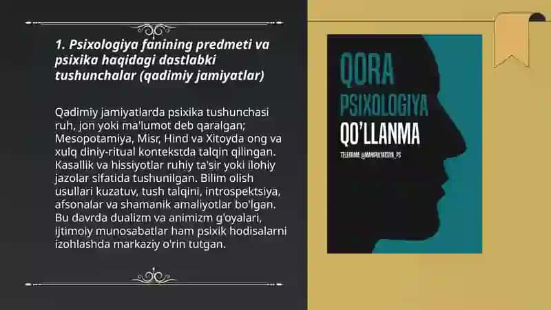 Psixologiya fanining tadqiqot metodlari 3