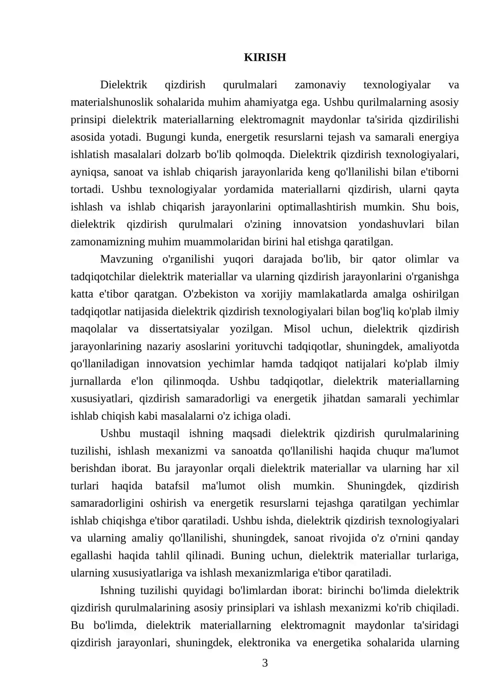 Dielektrik qizdirish qurulmalarining tuzulishi 3