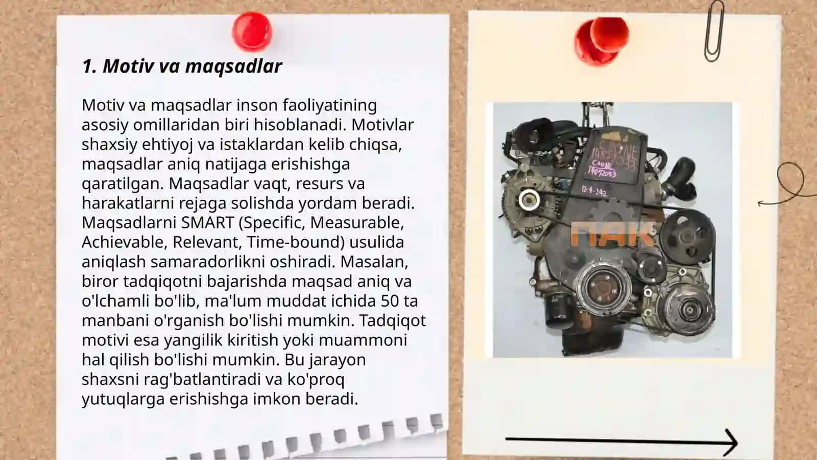 Motiv va motivatsiya, muloqot, Xoreografiya jamoalari rahbari 3