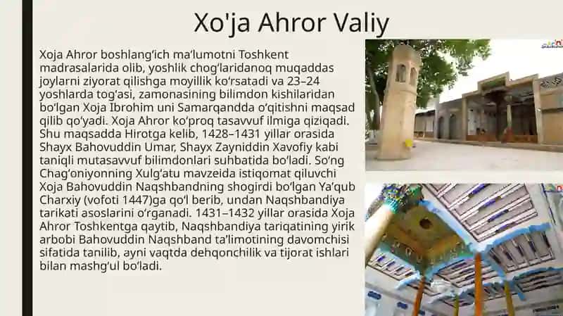 Xo'jaAHRORVALIy 3