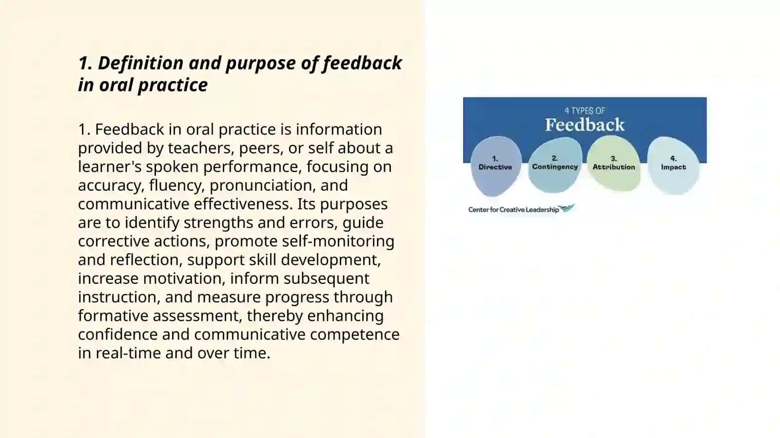 feedback in oral practice and its types 3