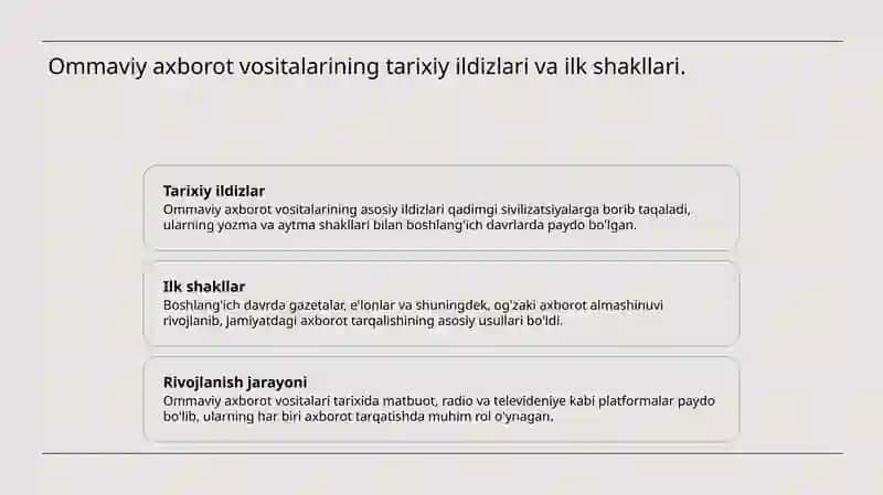 Ommaviy axborot vositalari 3