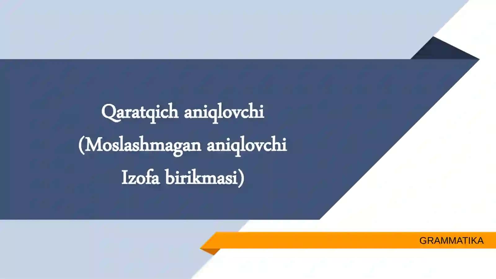 PPT Arab tilida qaratqich aniqlovchi 3