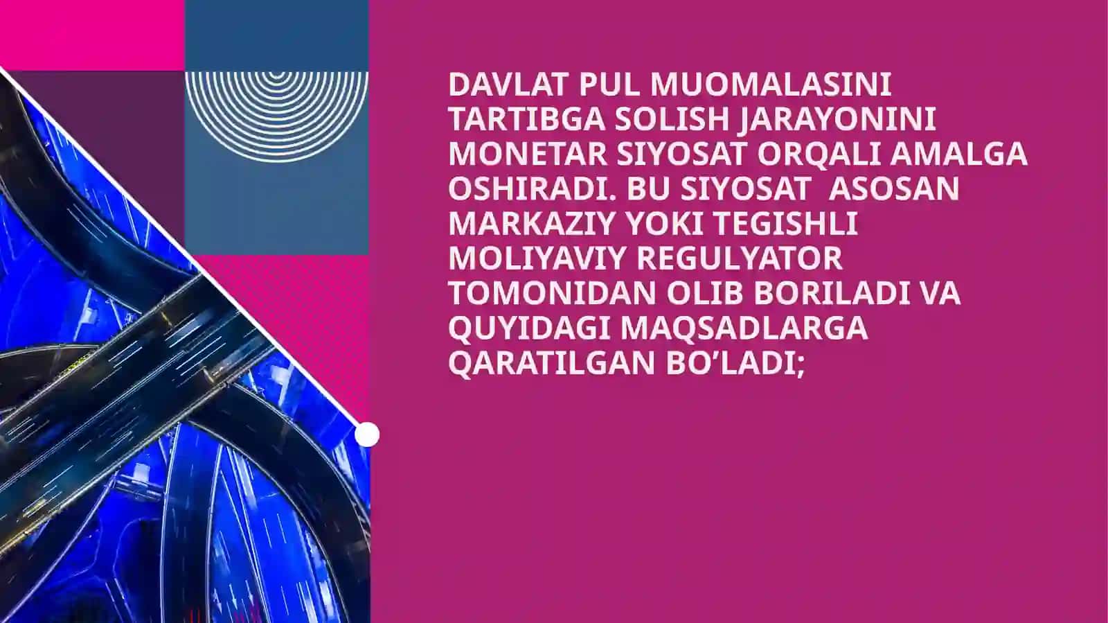 Davlat pul muomalasini tartibga solish 3