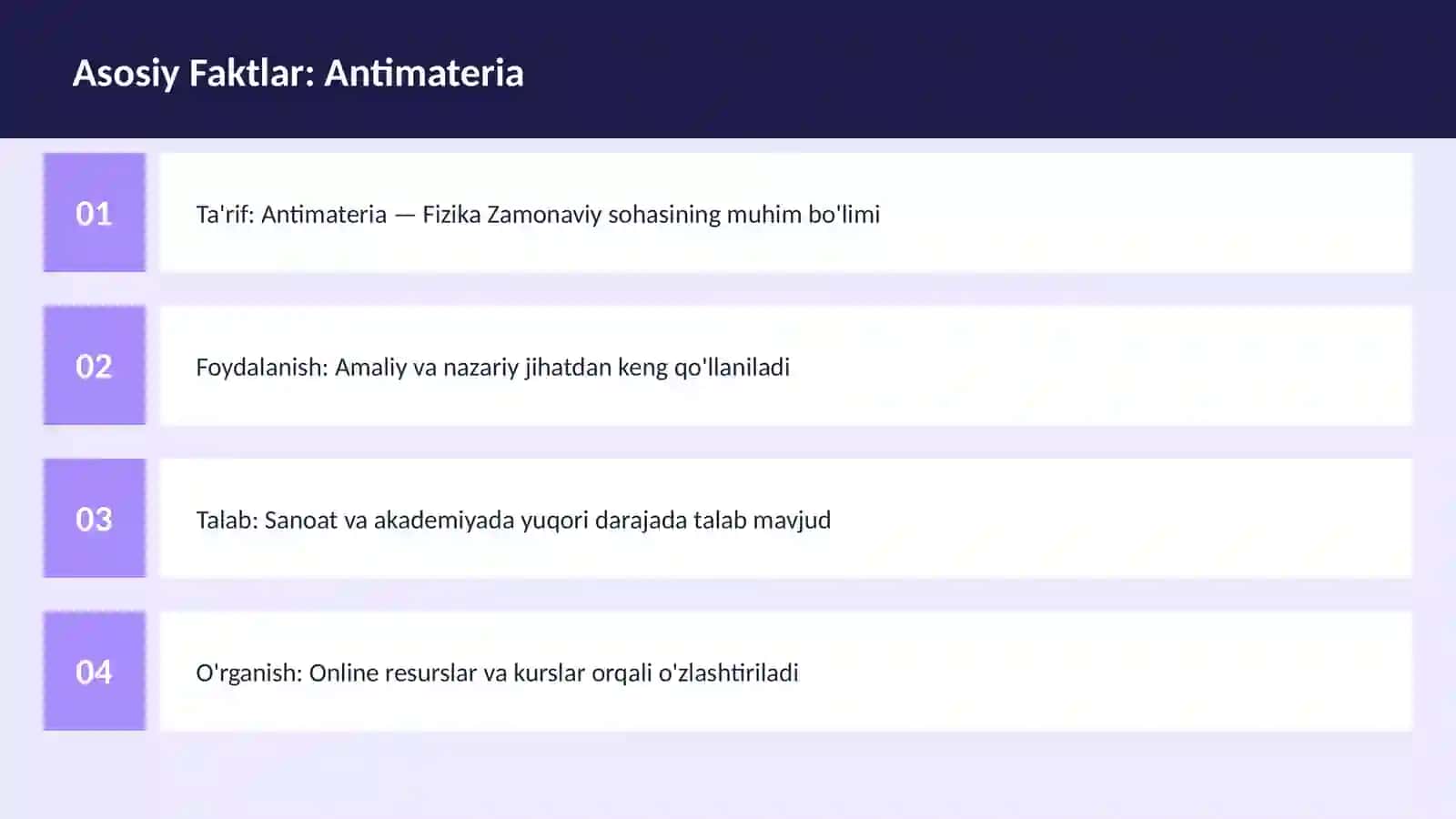 Antimateria 3