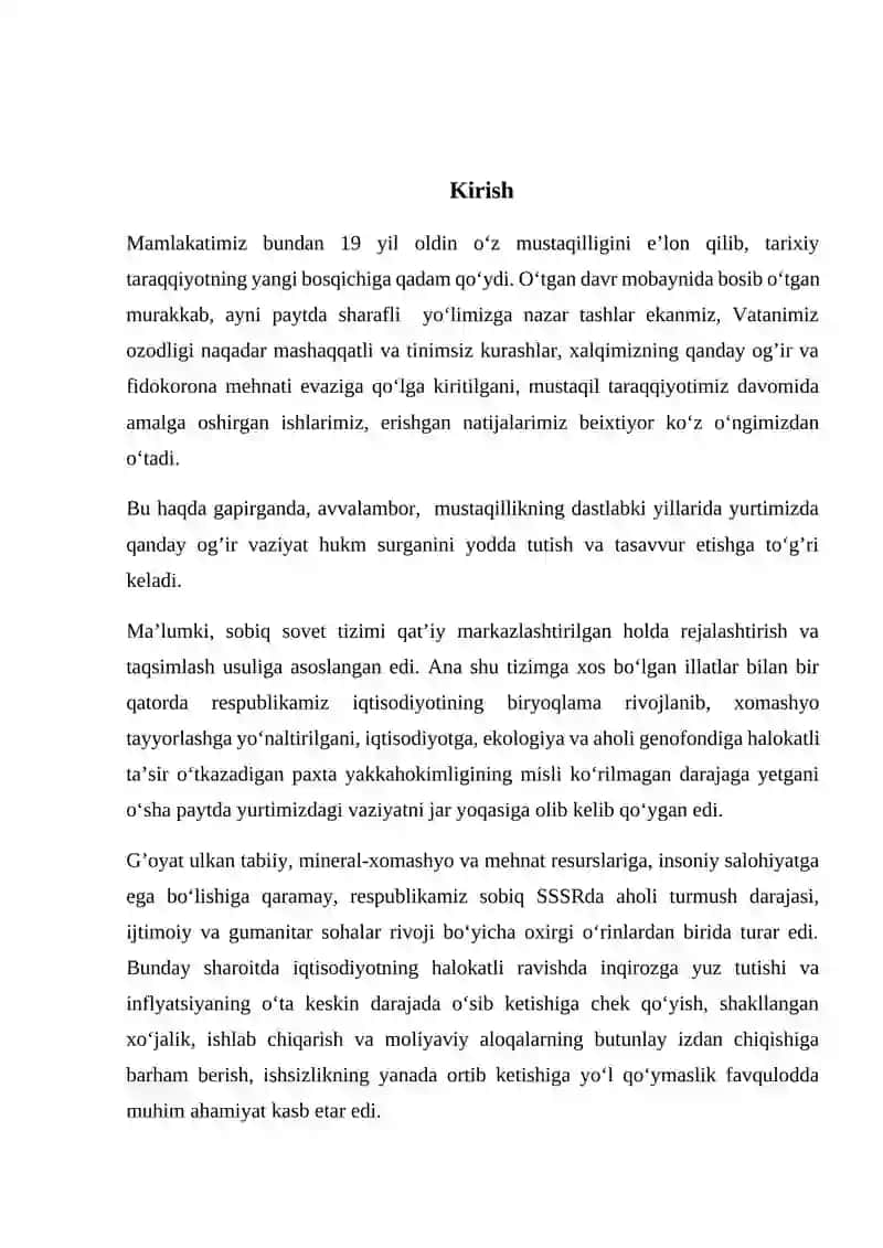 Mustaqillik Yillarida Davlat Boshqaruv Tizimida Amalga Oshirilgan Ishlar 3