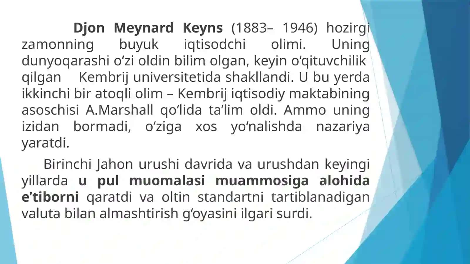 DJONMEYNARD KEYNS TA’LIMOTI VA NEOKEYNSCHILIK 3