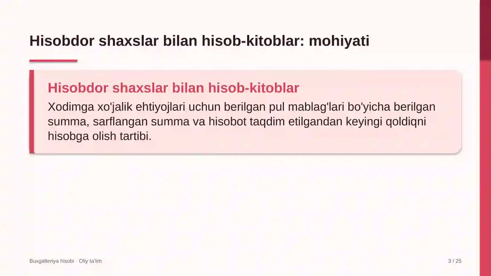 shaharsozlikda hisobdor shaxslar bilan hisob kitoblar hisobi 4490 3