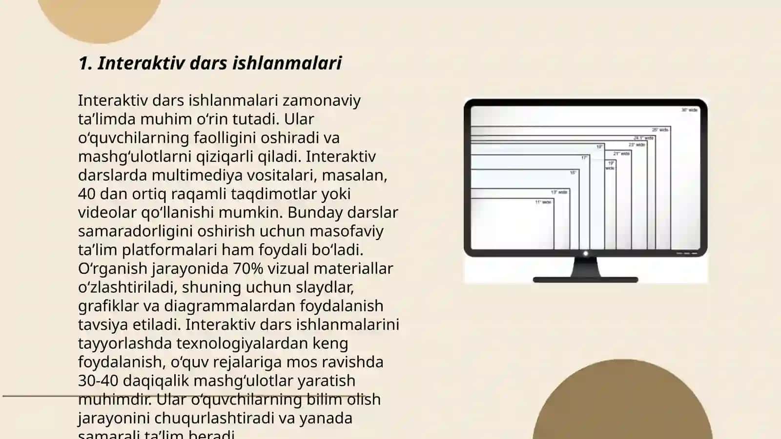 Interaktiv dars ishlanmalari 3