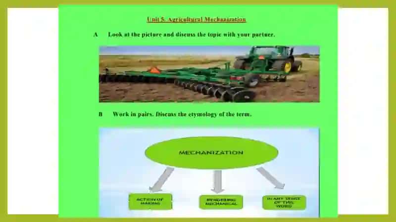 Semester 2 Lesson 9Agricultural Mechanization 3