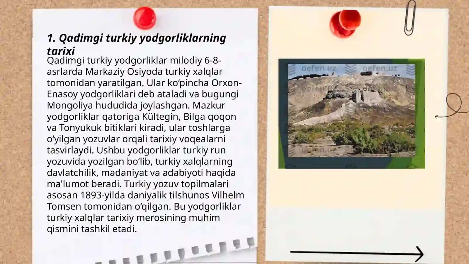 Qadimgi turkiy yodgorliklar va ularning o'rganilishi 3