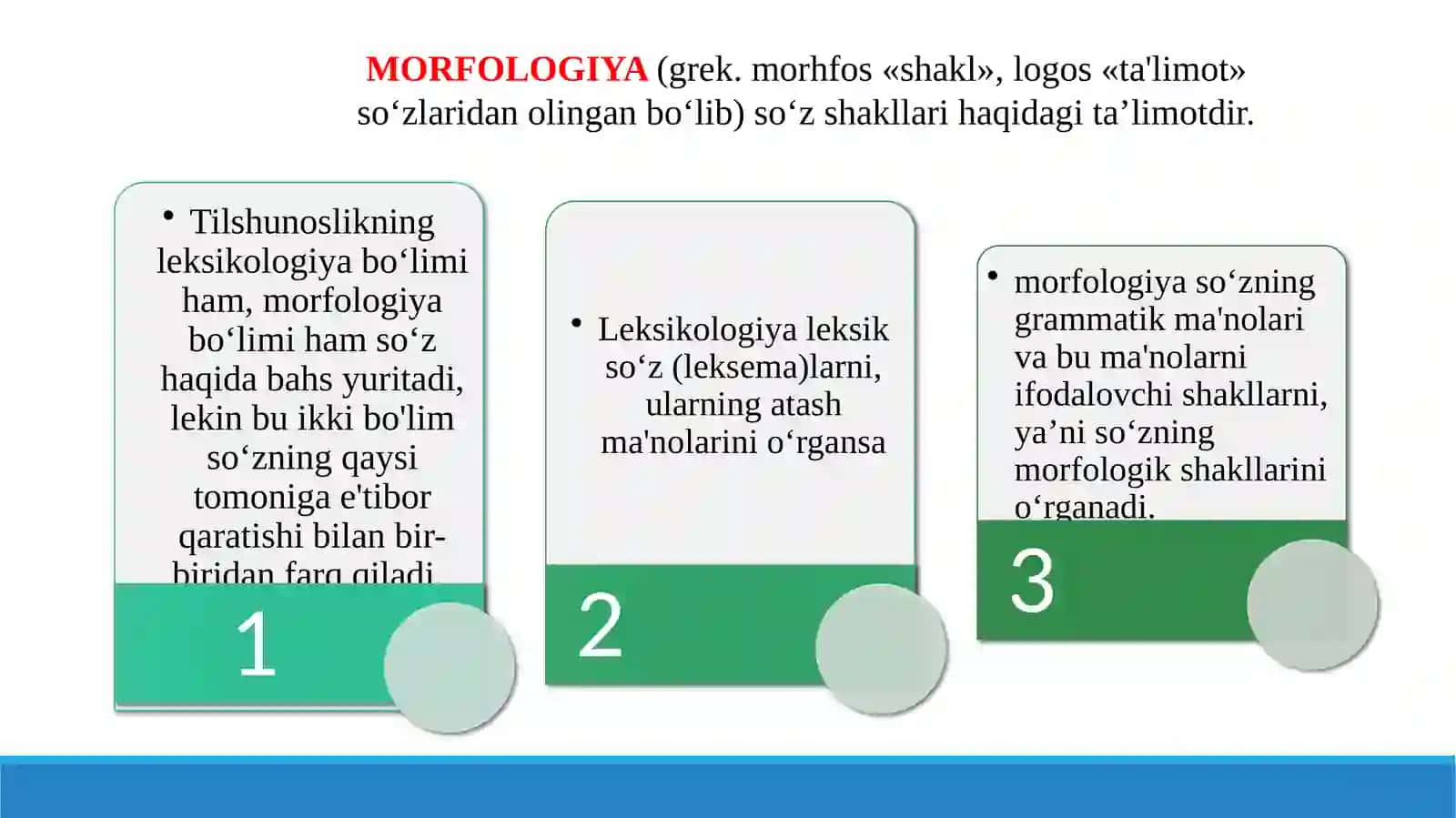 Morfologiya bo‘limini o‘tishda graforganayzerlardan foydalanish 3