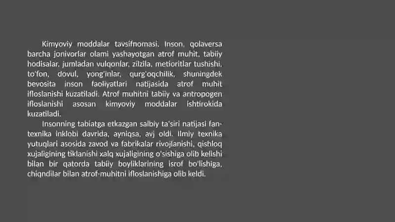 Sanoat qorxonalari rivojlangan shaxarlarning ifloslanishi 3
