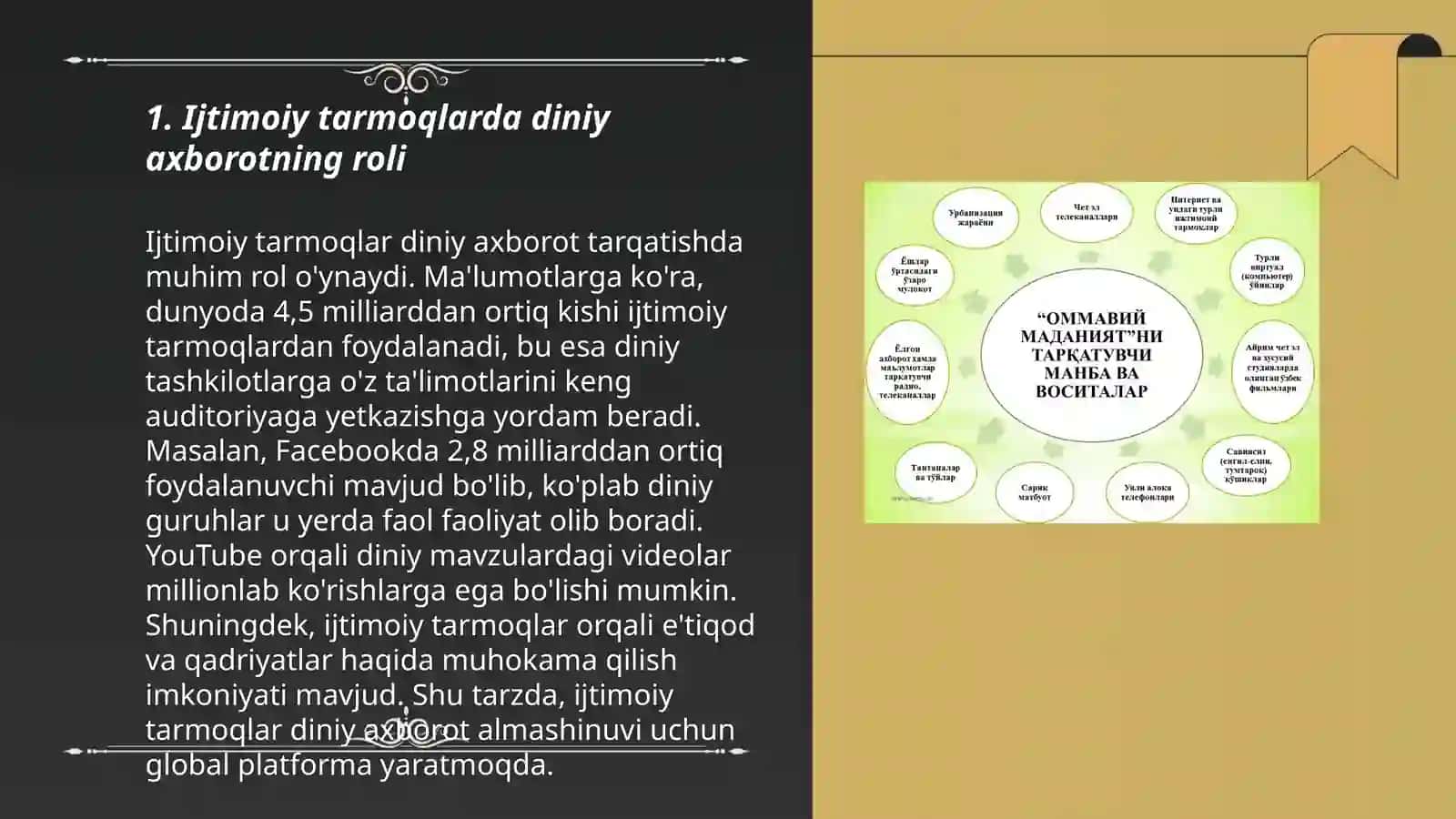 Diniy axborotning ijtimoiy tarmoqlarda tarbiyalash 3