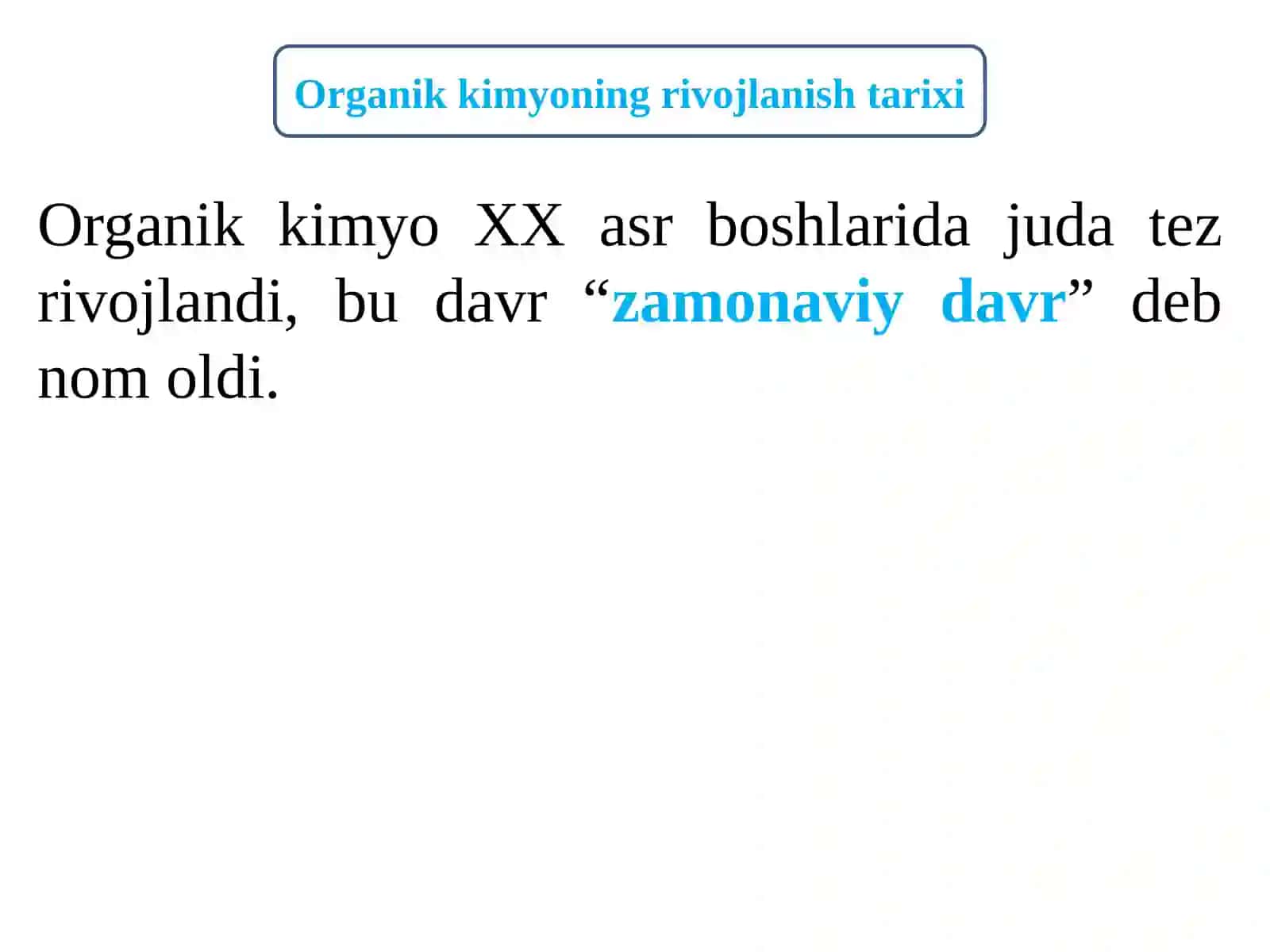 FAN: TIBBIY KIMYO 3