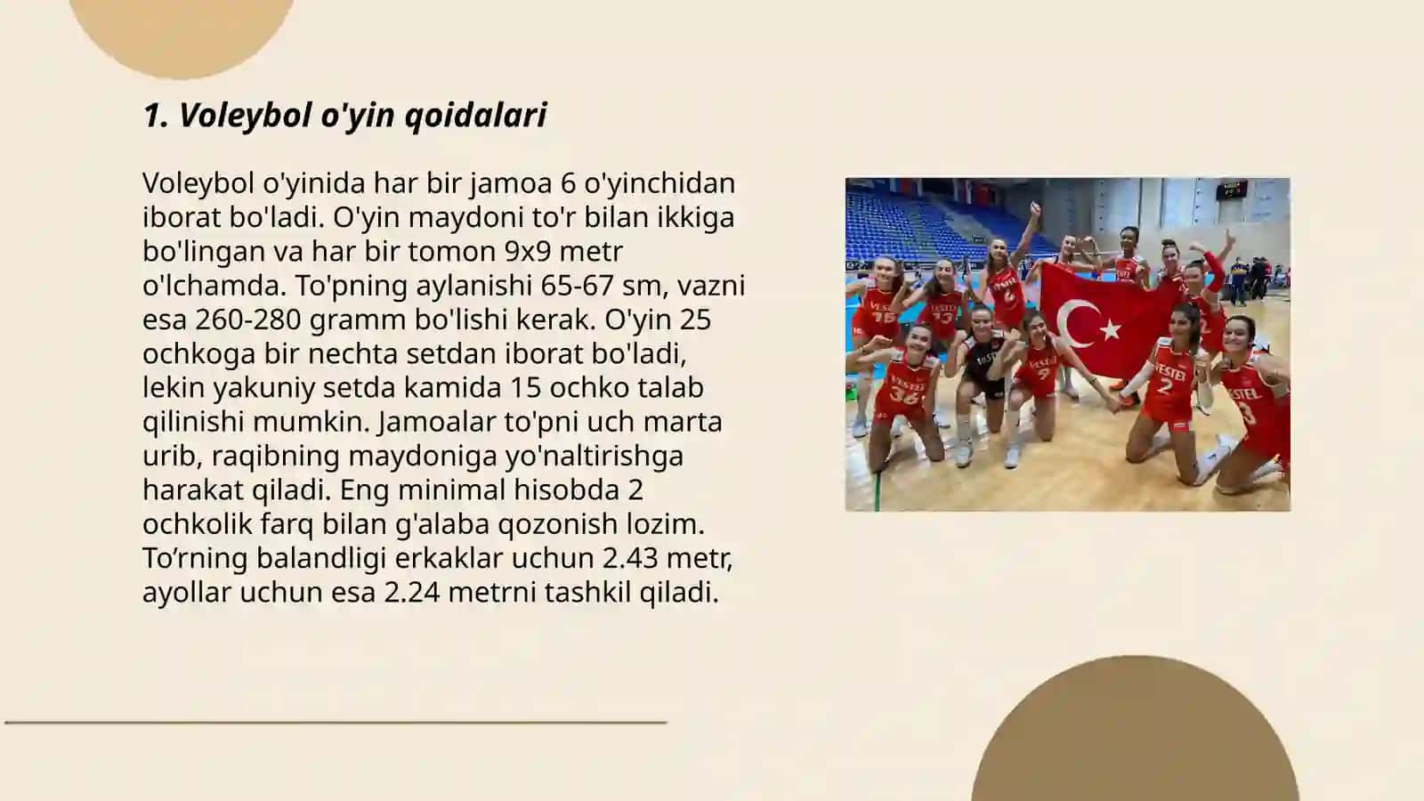 Voleybol oʻyini 3
