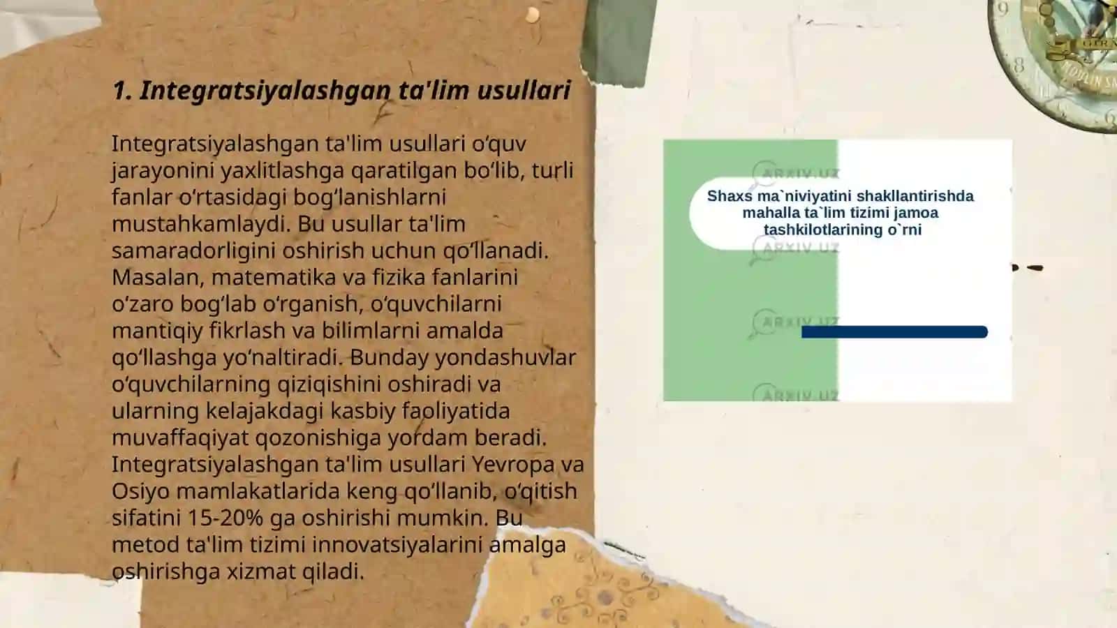 Integratsiyalashgan ta'lim usullari 3