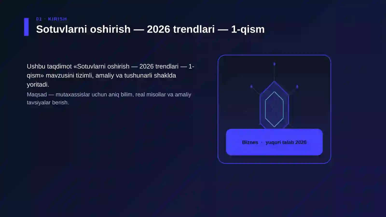 Sotuvlarni oshirish — 2026 trendlari — 1-qism 3