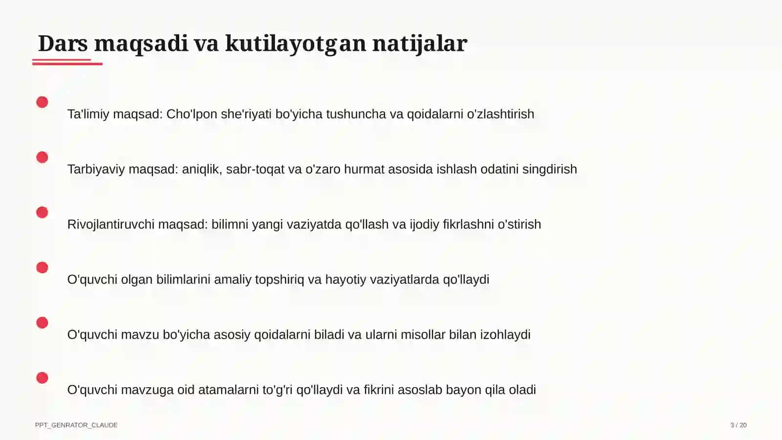 Cho'lpon she'riyati (7-sinf) 3
