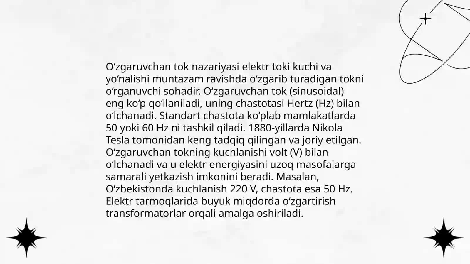 O'zgaruvchan tok zanjirlarida quvvatlar balansi 3