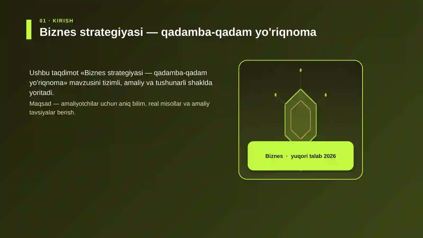 Biznes strategiyasi — qadamba-qadam yo'riqnoma 3