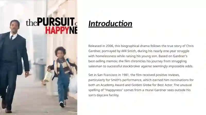 The pursuit of happiness 3