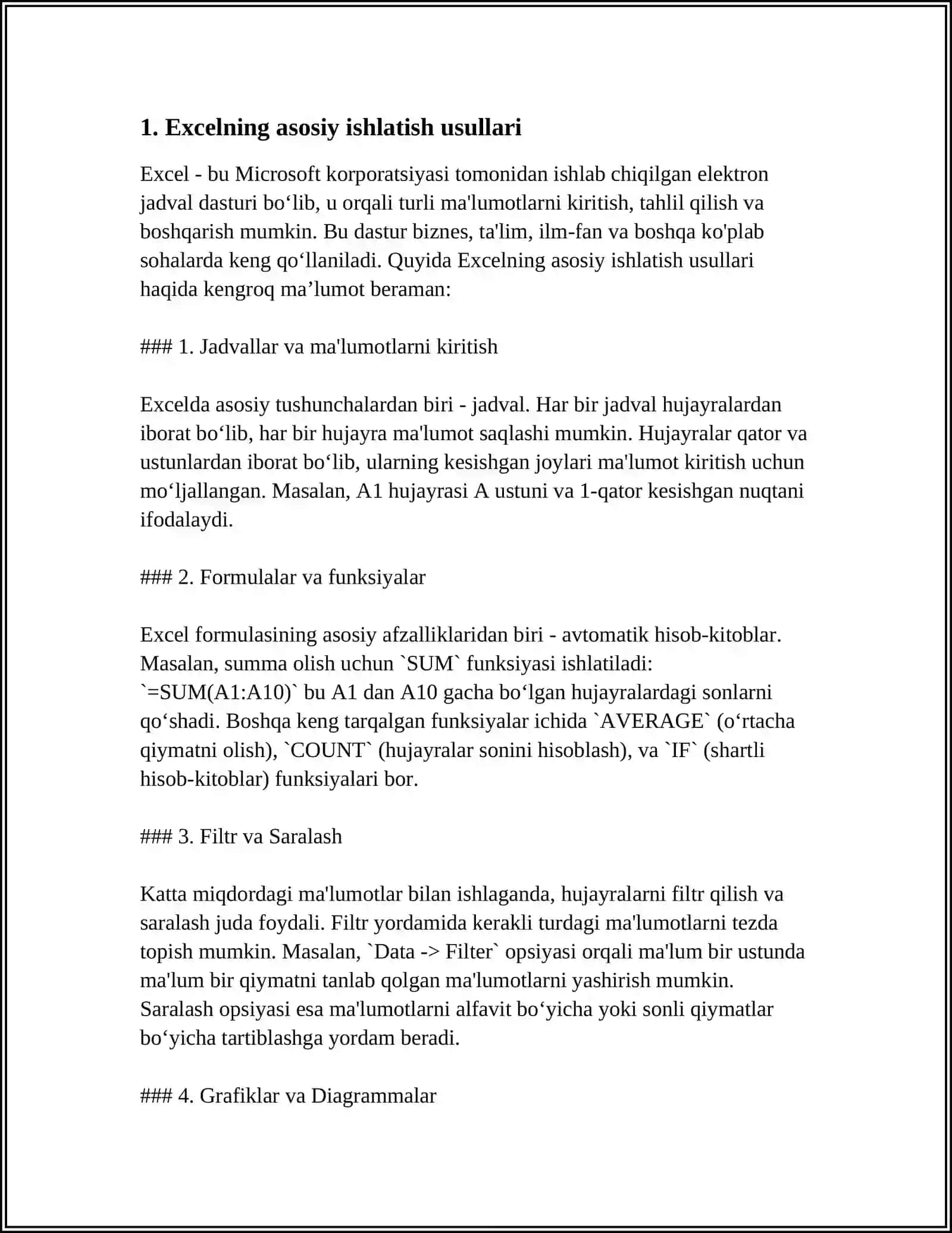 EXCEL 3