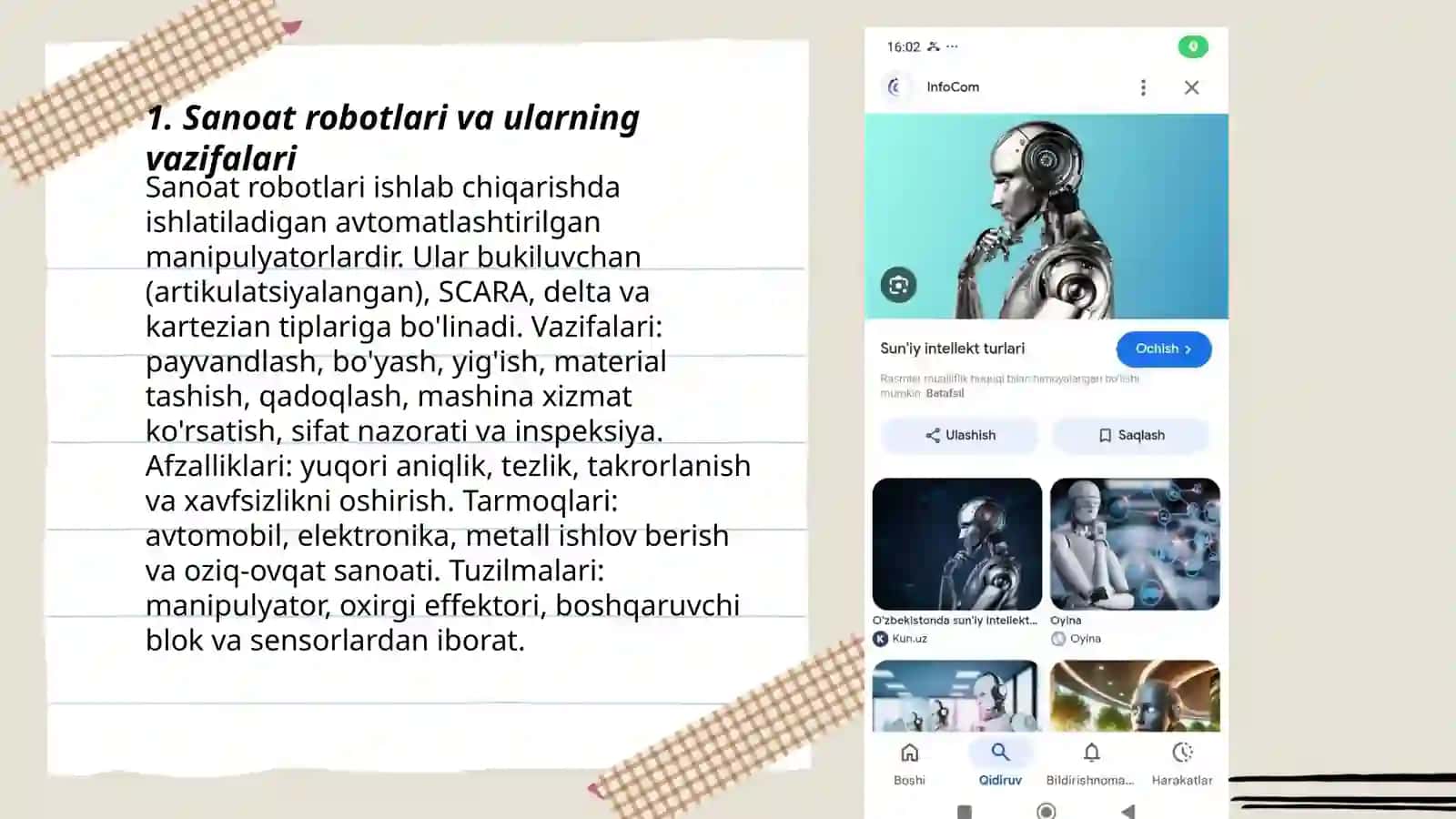 Robotlarning asosiy turlari va ularning vazifalari 3