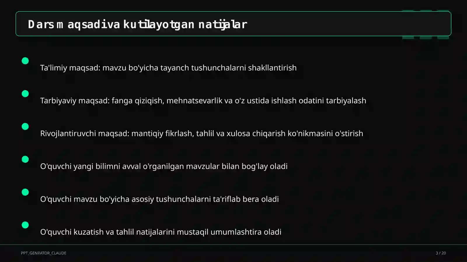 Sinuslar va kosinuslar teoremasi (9-sinf) 3