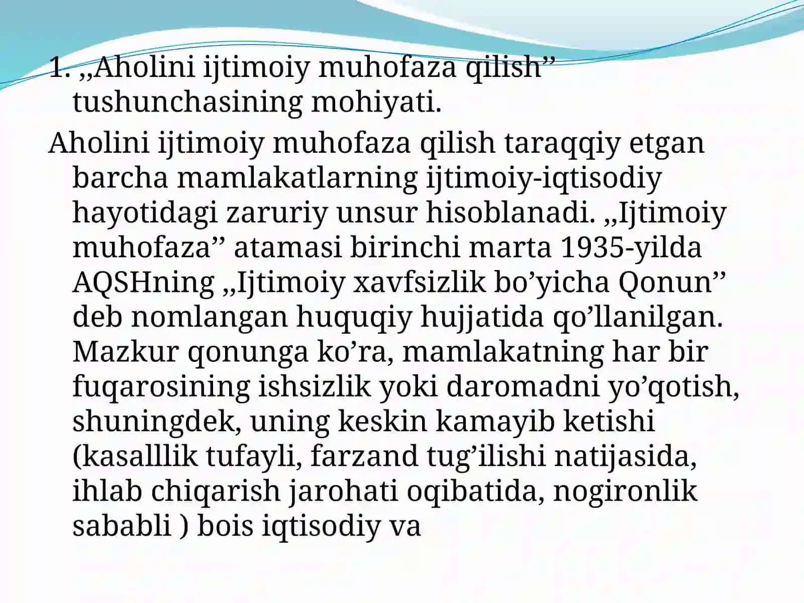 Ijtimoiyishning iqtisodiy va huquqiy asoslari fanining predmeti, vazifalari 3