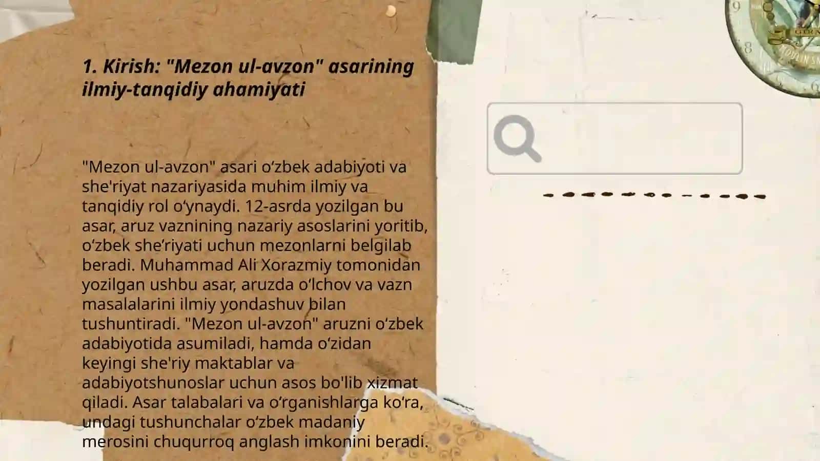 Mezon ul-avzon 3