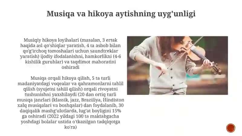 Musiqa va hikoya aytishning uyg'unligi 3