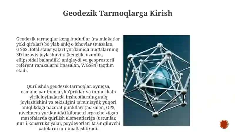 Geodezik Tarmoqlarga Kirish 3
