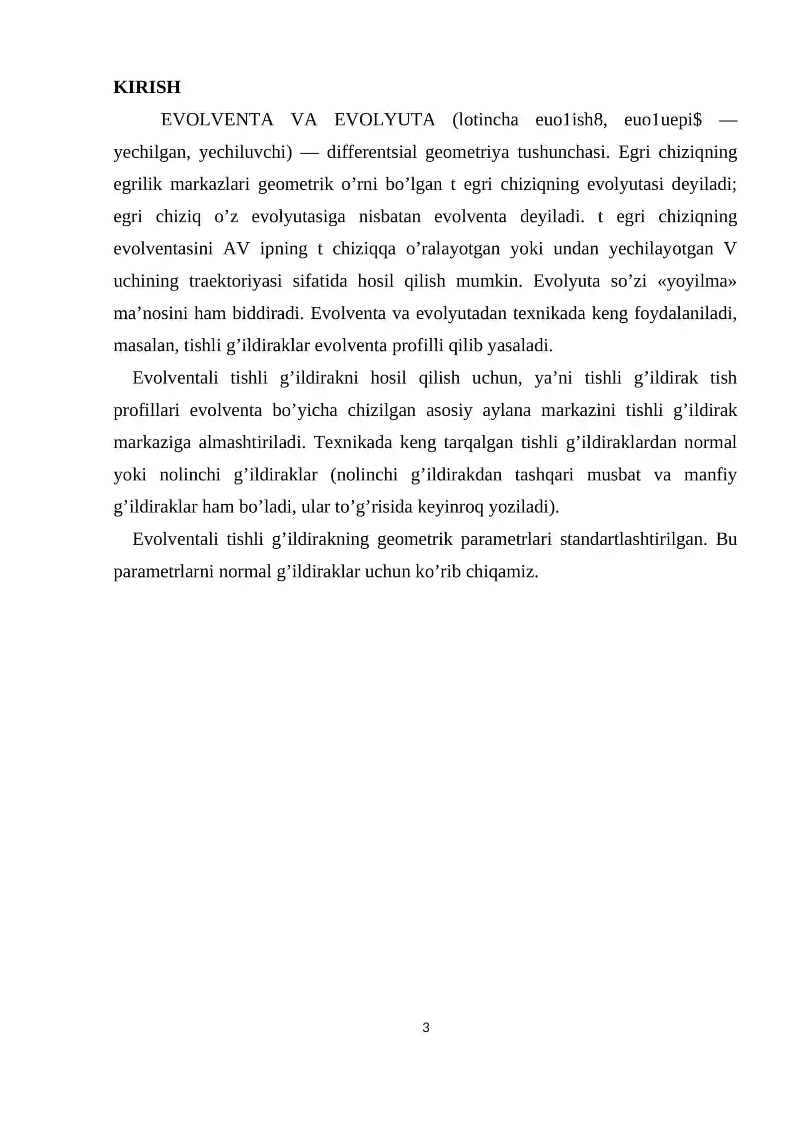 EVOLVENTA VA SPERALLAR 3