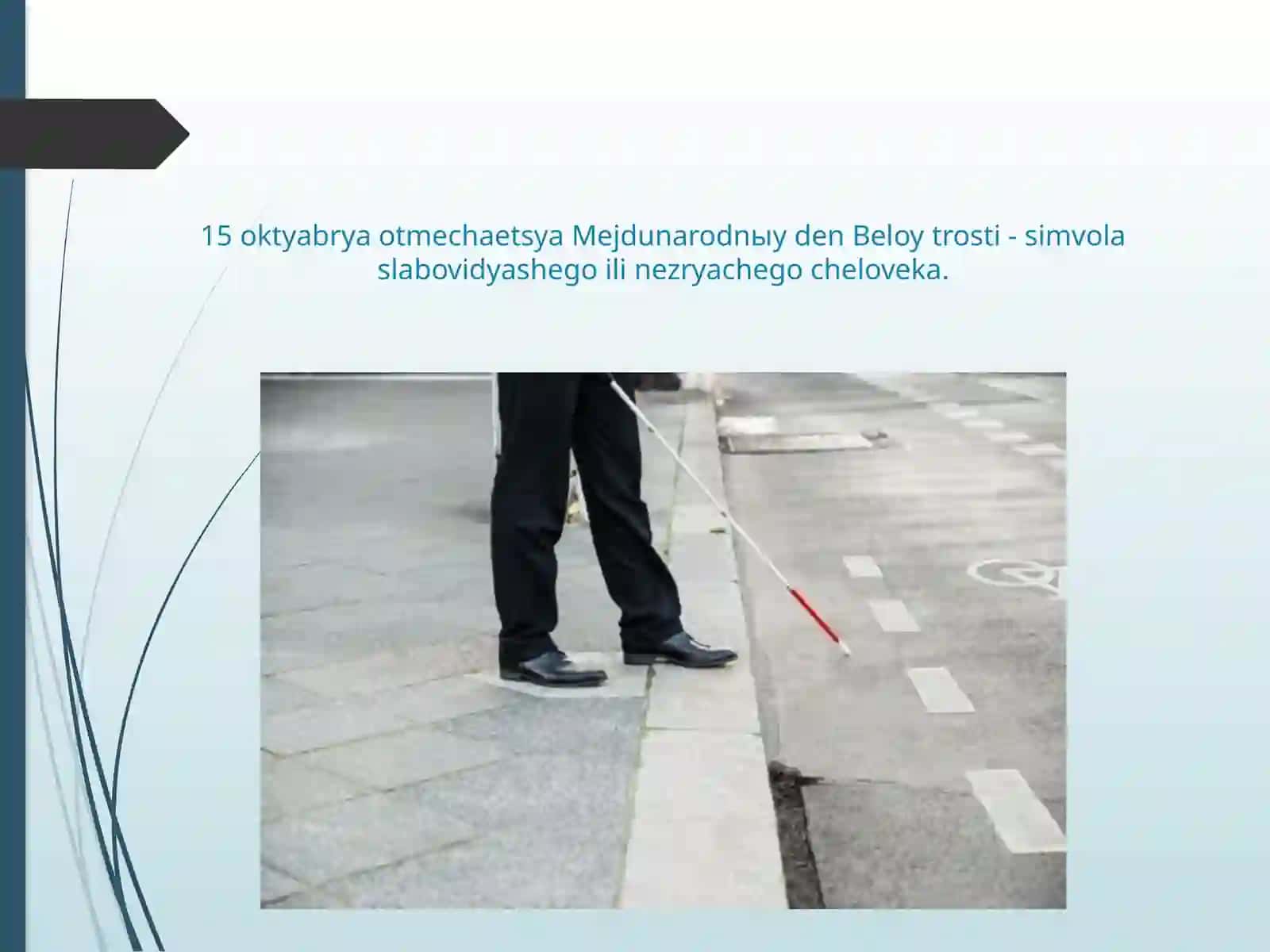 Ko'rish imkoniyati cheklanganlar va Oq hassa xalqaro kuni 3