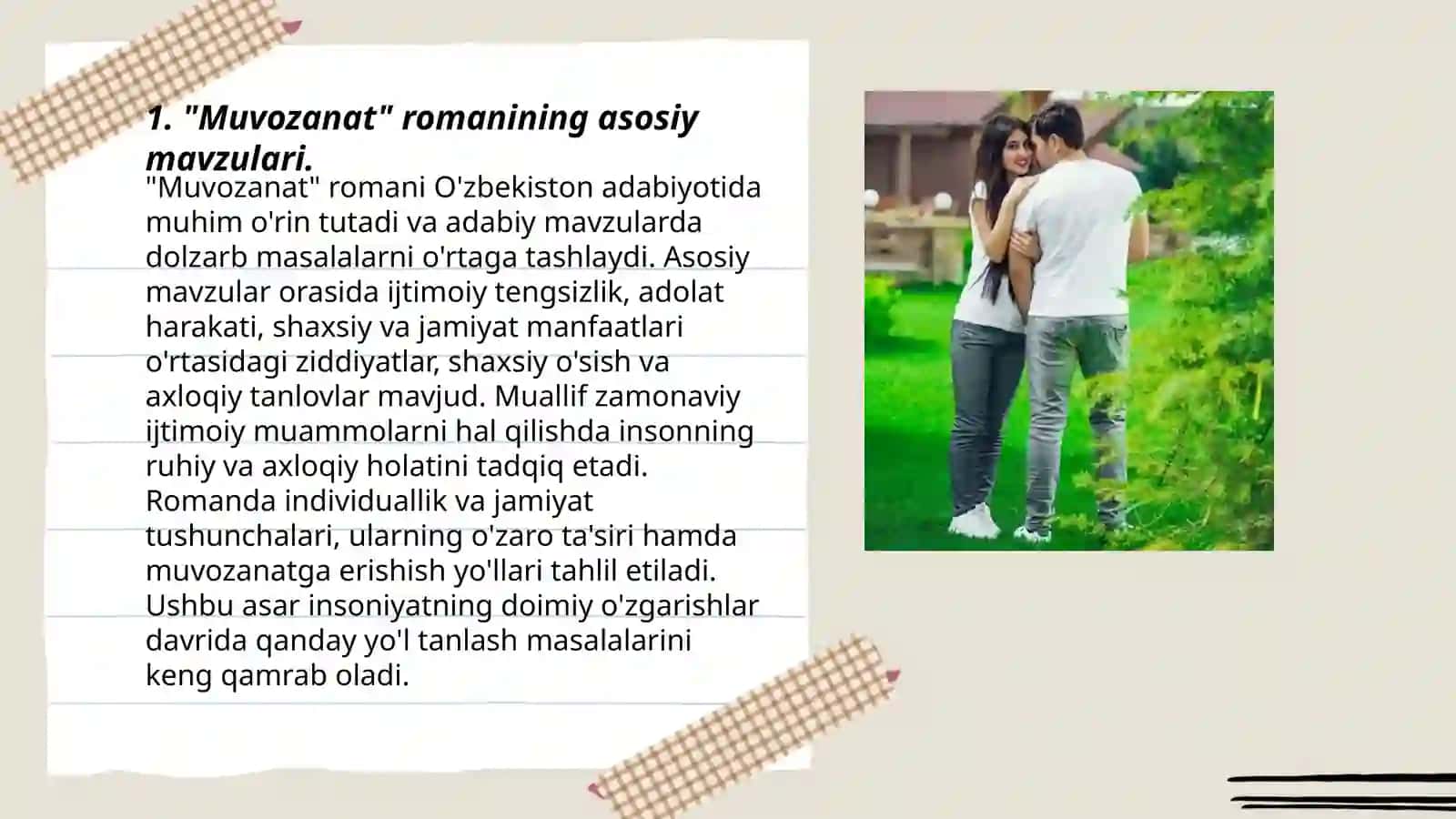 Muvozanat, Sabo va Samandar 3