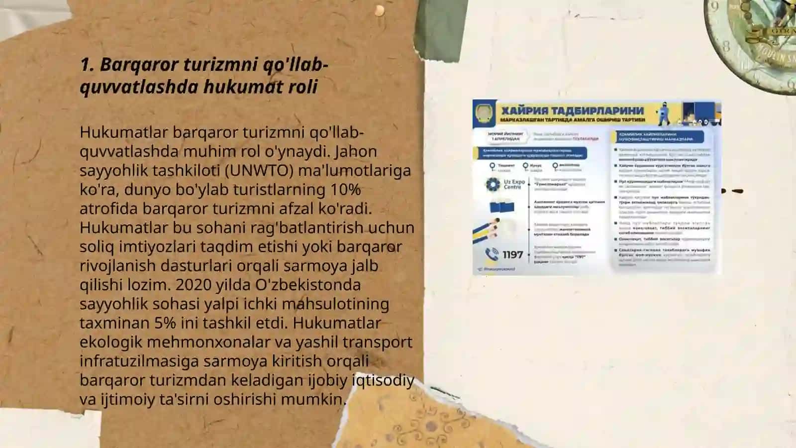 Barqaror turizm kontseptsiyasini amalga oshirish vositalari 3
