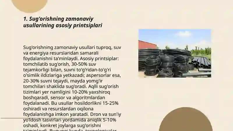Yem-xashak ekinlarida sug'orishning zamonaviy usullarining fizologik ahamiyati 3