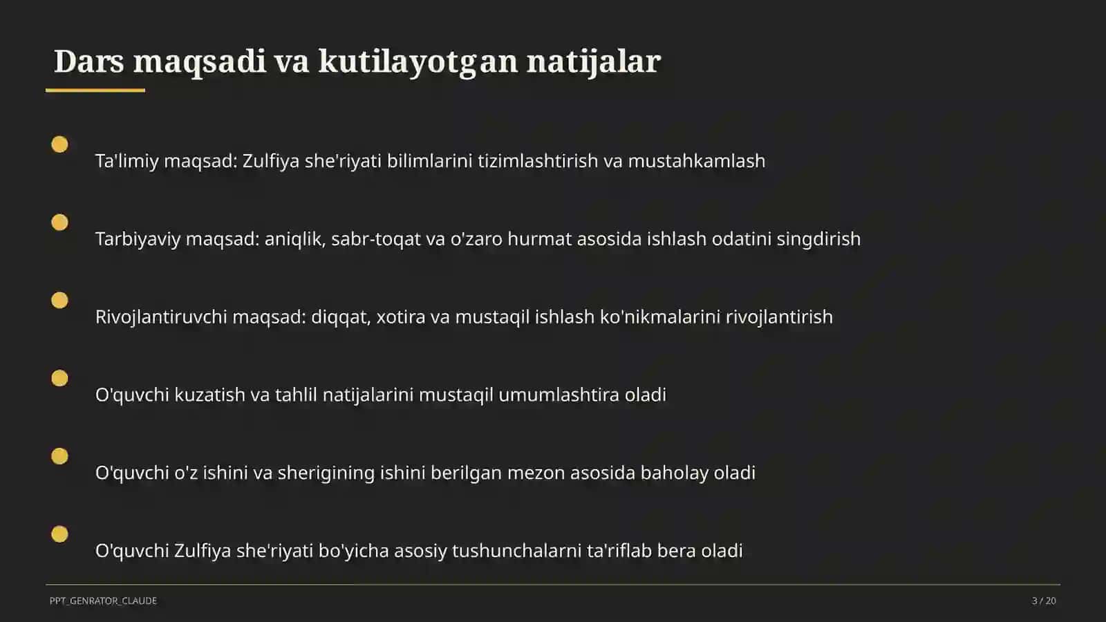 Zulfiya she'riyati (6-sinf) 3