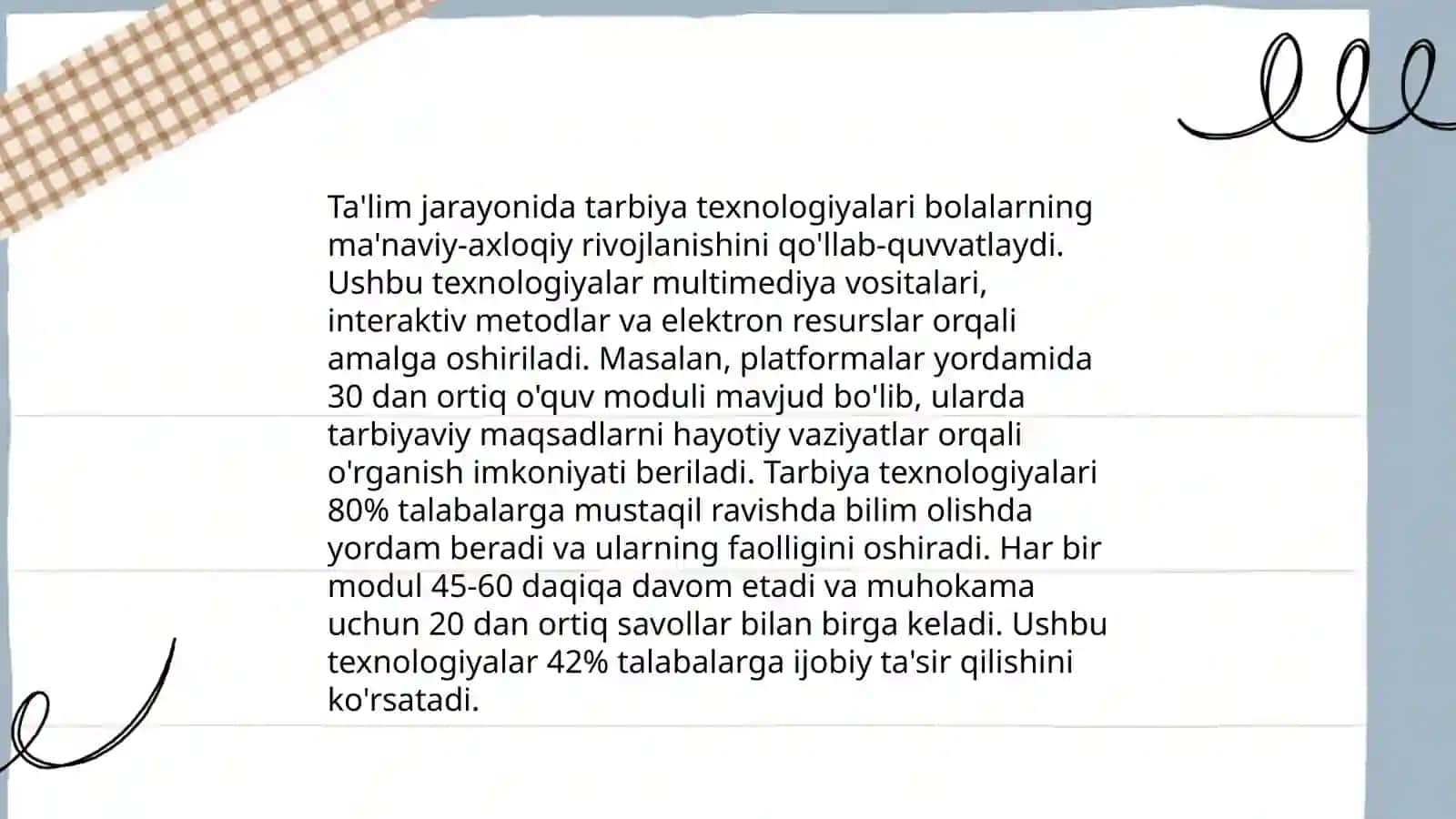 Tarbiya texnologiyalari 3