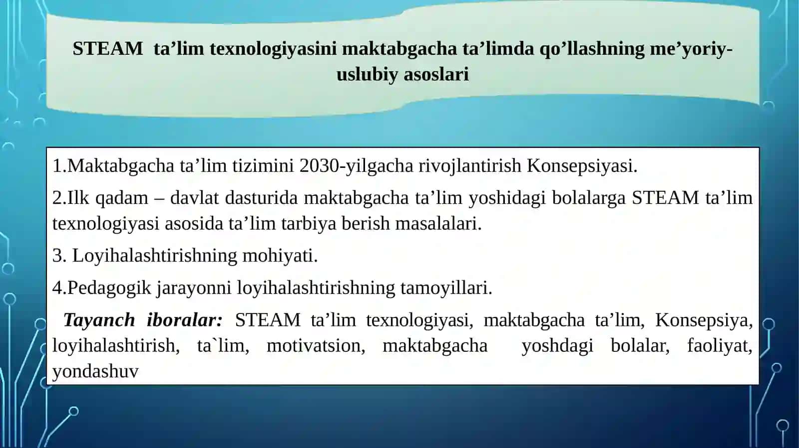Maktabgacha ta’limda STEAM texnologiyasi 3