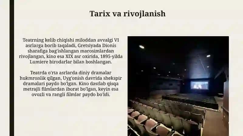 Kino va teatr 3