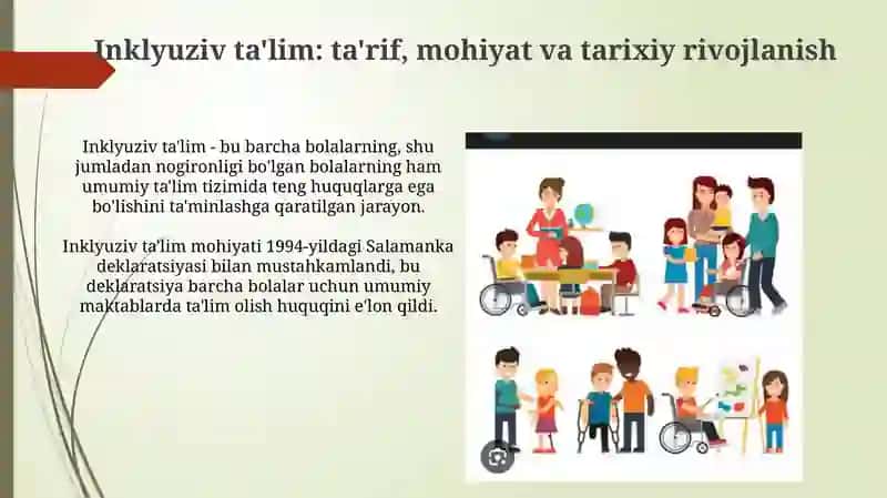 Inkuliziv taʼlim modeli: tahlili va xususiyatlari 3