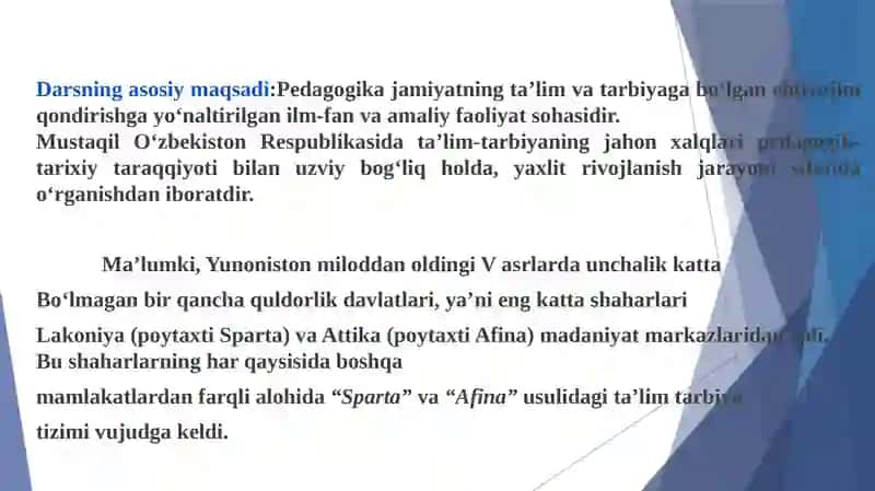 Qadimgi Yunoniston, Rim va Hindiston dədə-Tarbiyatizimi hamda pedagogik fikrlar taraqqiyoti 3