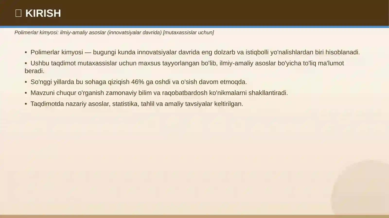 POLIMERLAR KIMYOSI 3