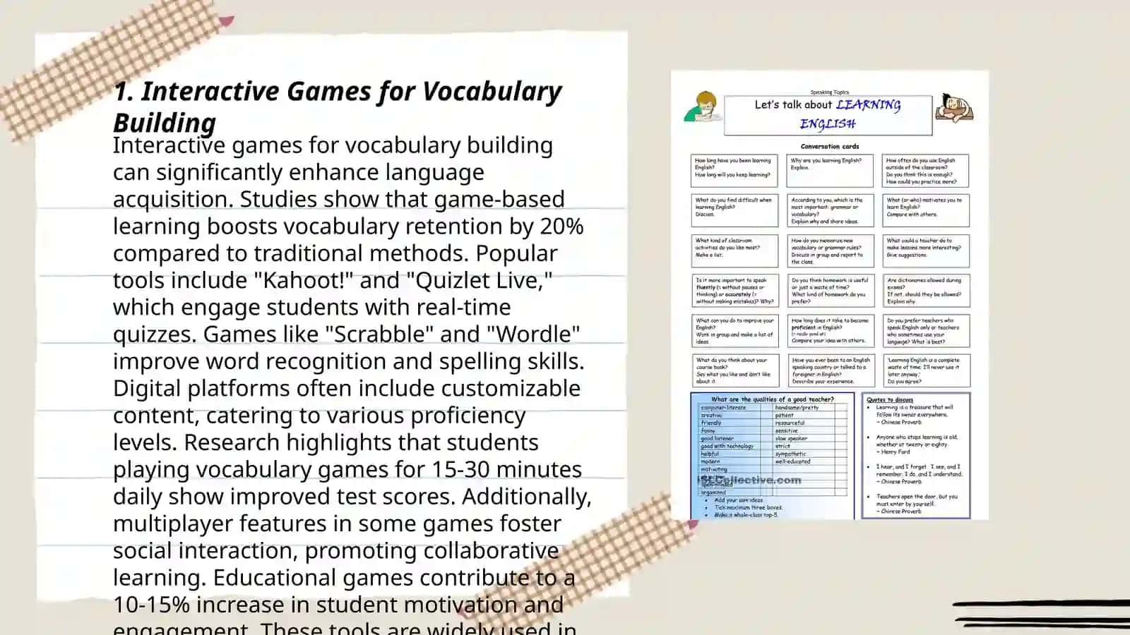 Practical tips for teaching vocabulary to young learners 3
